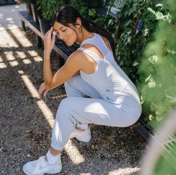 Zyia Active Pacific Blue Hermosa Jumpsuit NWOT Size L - Picture 2 of 8